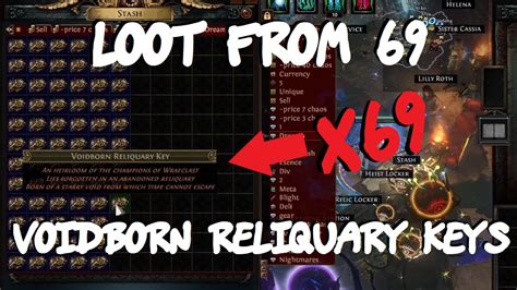 voidborn reliquary|reliquary keys.